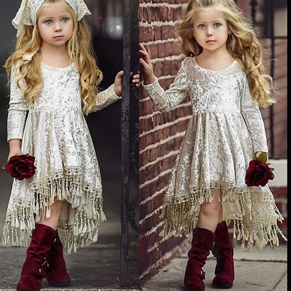 Children's High-Low Sparkle Dress